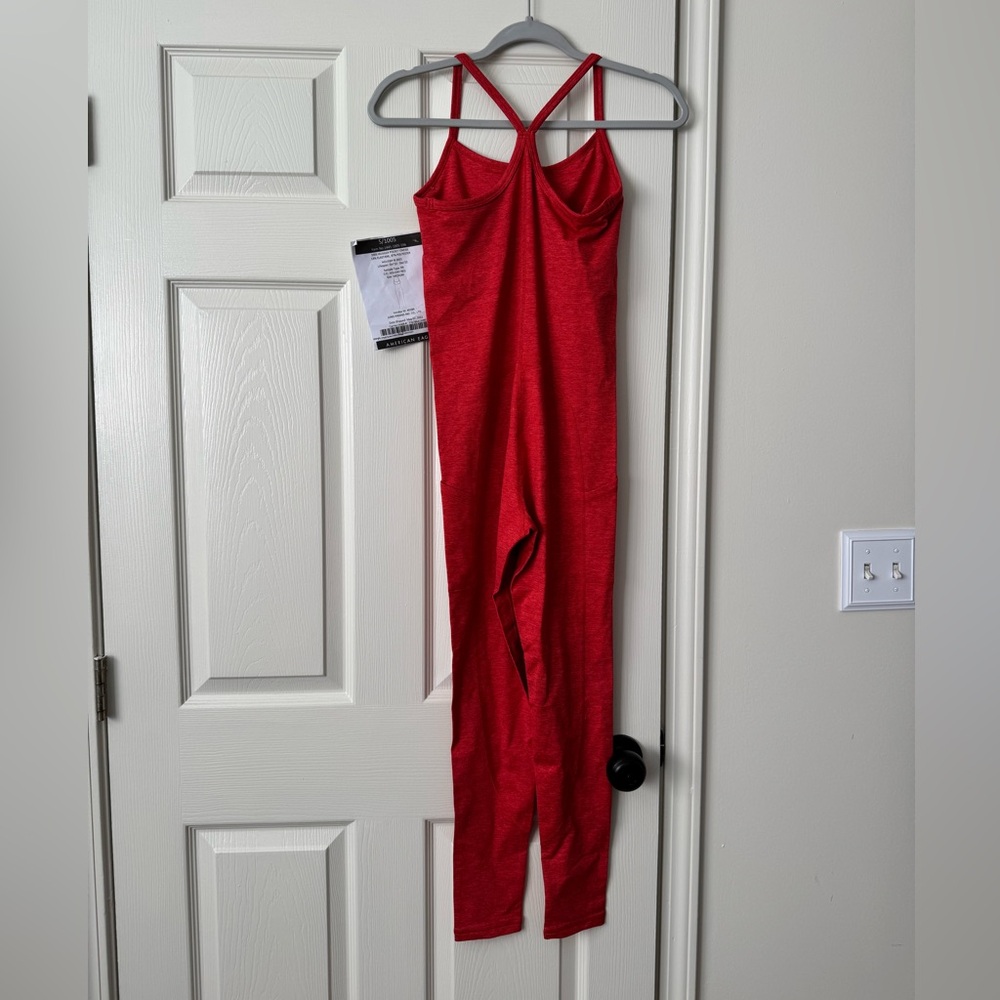 Offline by aerie One Piece the Hugger Pocket Onsie in Holiday Red size M - Picture 4 of 7